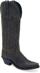 Old West Black WOMEN'S WESTERN BOOTS