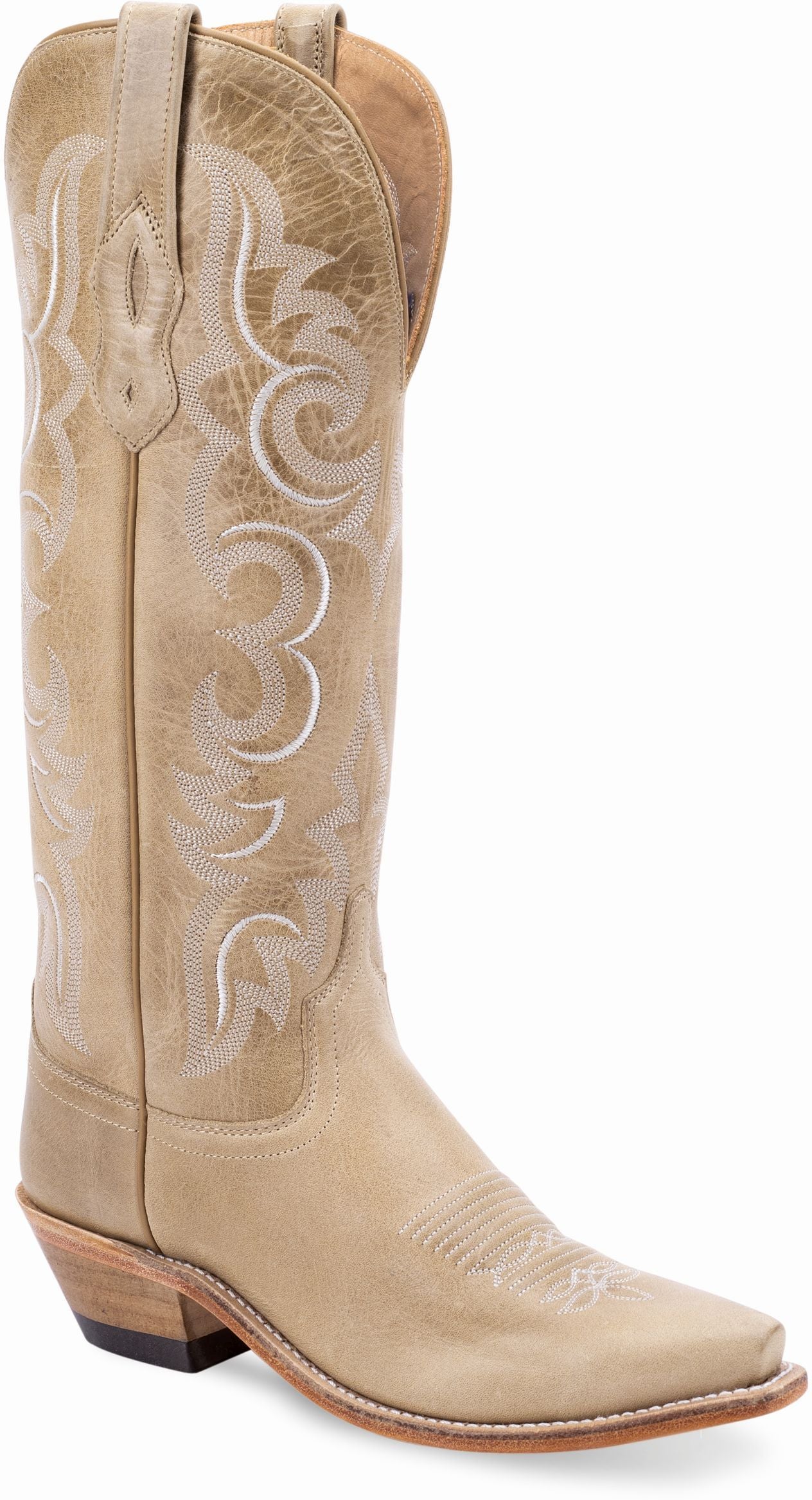 Old West Cactus Ivory Women's Western Boots - Old West