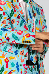 The Birds Of Paradise | Tropical Bird Suit Blazer - Shinesty