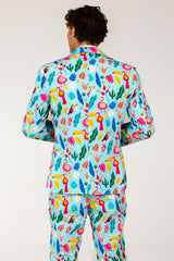 The Birds Of Paradise | Tropical Bird Suit Blazer - Shinesty