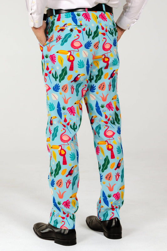 The Birds Of Paradise | Tropical Bird Suit Pants - Shinesty