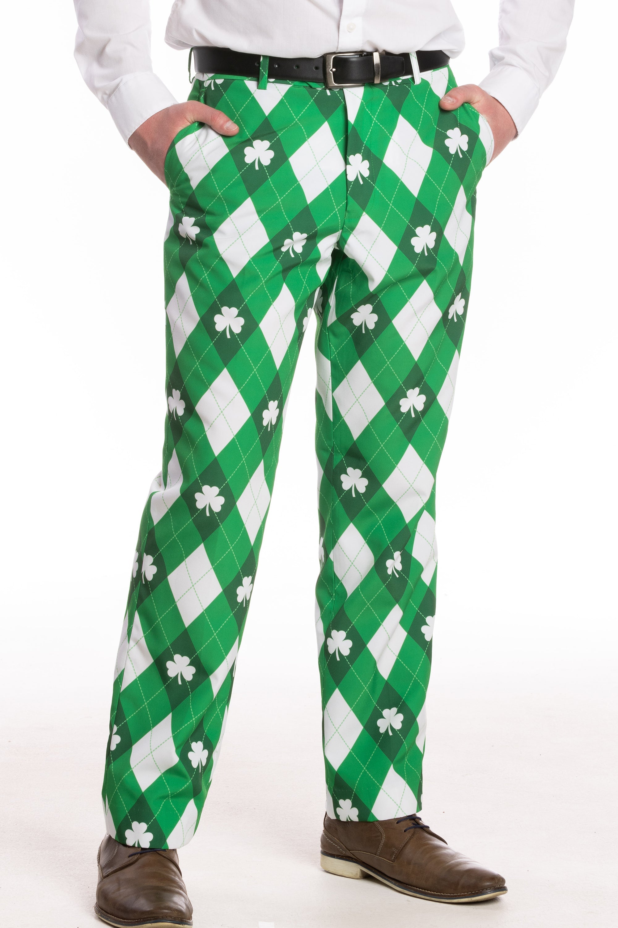 The Cabbage Connoisseur | Green Argyle St. Patrick's Day Suit