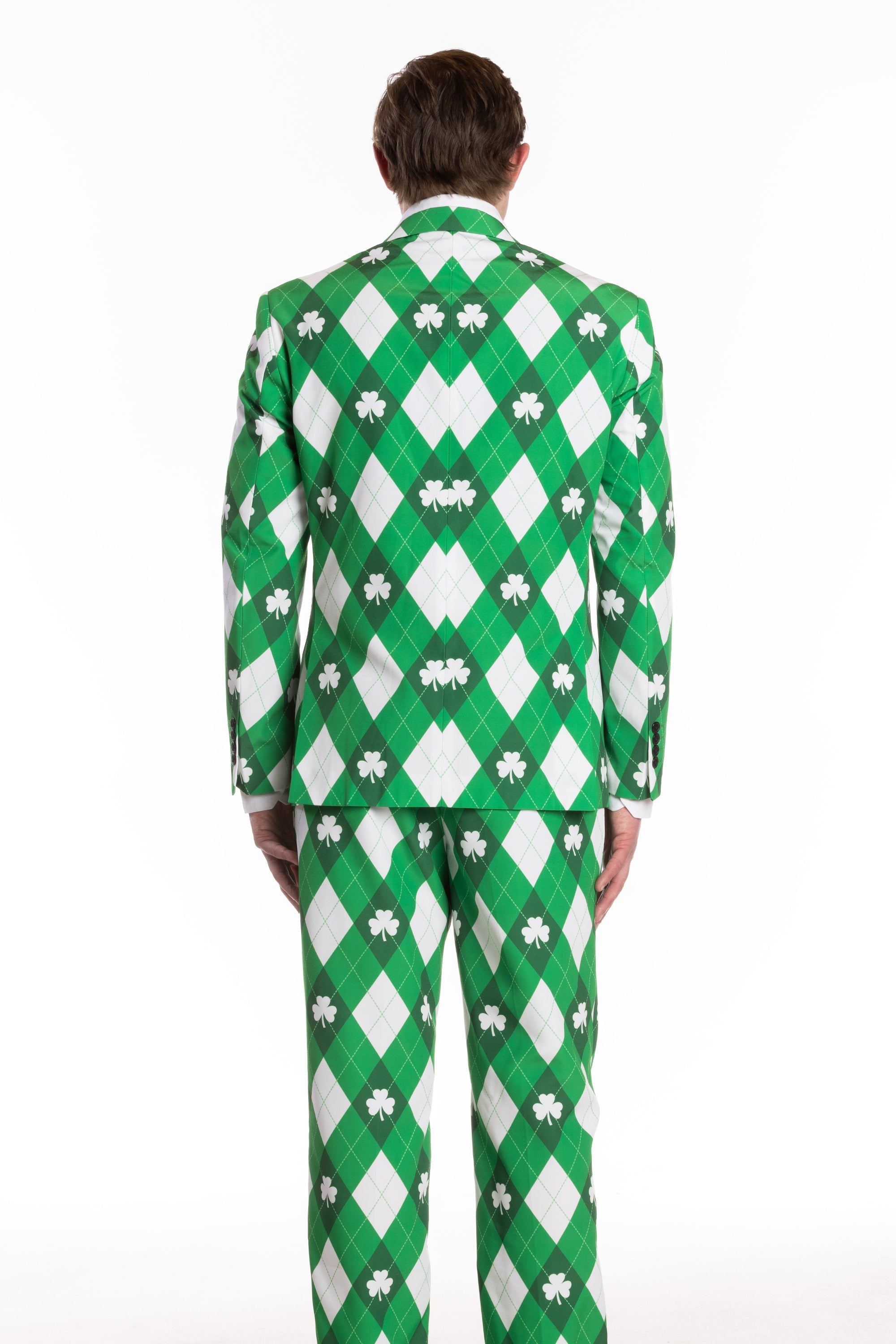 The Cabbage Connoisseur | Green Argyle St. Patrick's Day Suit