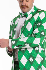 The Cabbage Connoisseur | Green Argyle St. Patrick's Day Suit