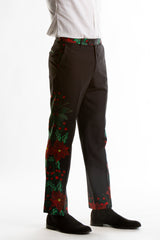 The Centerpiece | Poinsettia Ugly Christmas Suit Pants