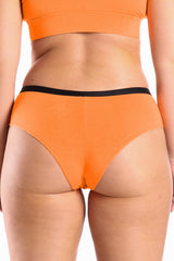 The Crossing Guard | Orange Cheeky Underwear