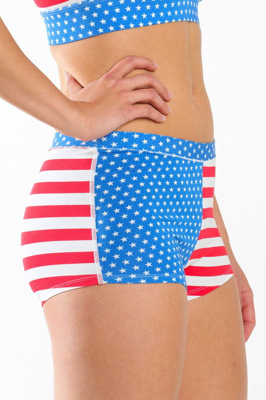 The Ellis Island | USA Flag Modal Boyshort Underwear