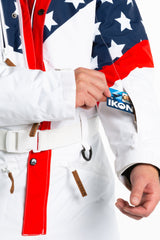 The First Chair | Mens Retro American Flag Ski Suit - Shinesty