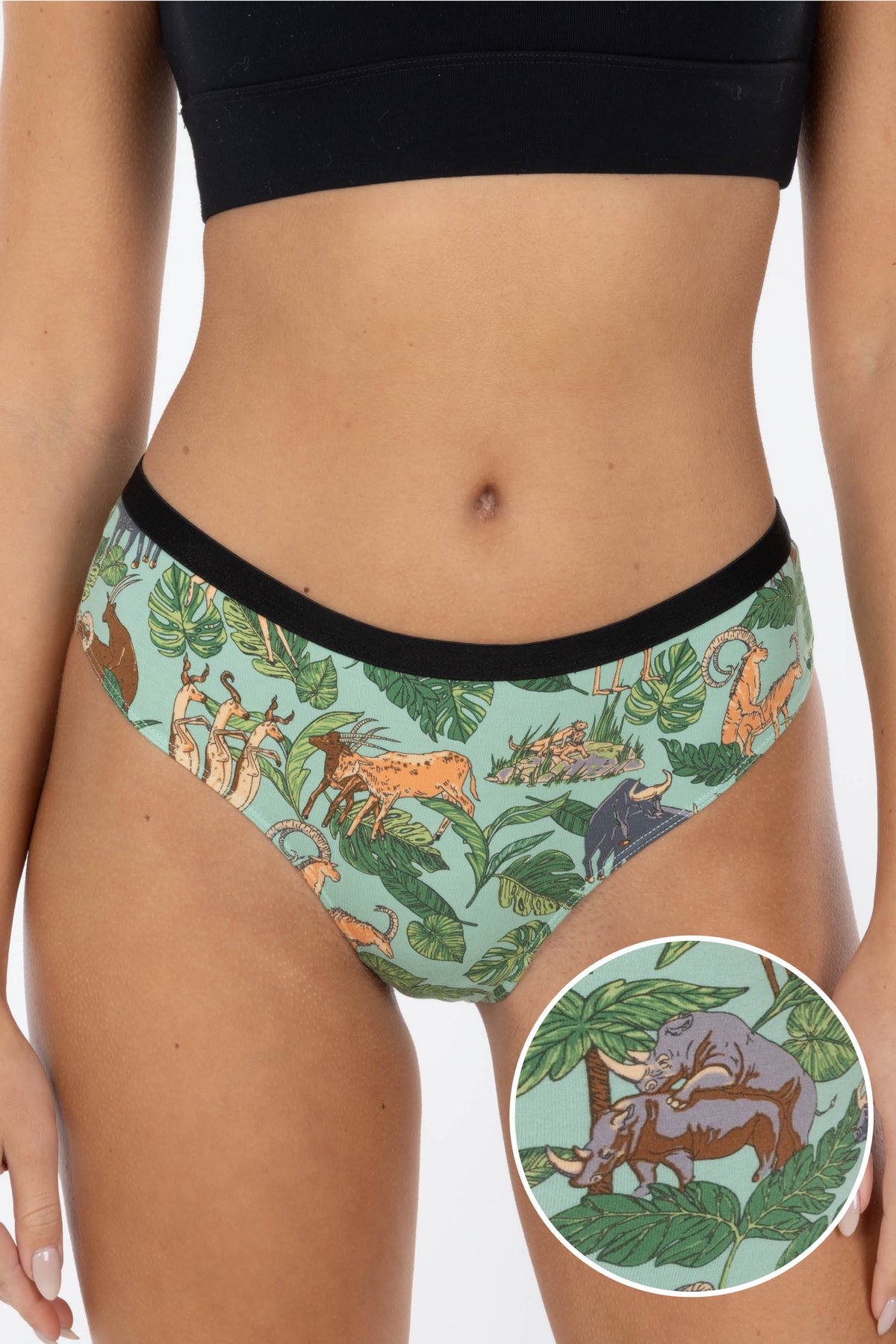 The Hornography | Tropical Animals Cheeky Underwear