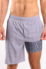 The Junk Trunks | Grey Ball Hammock® 9 Inch Athletic Shorts