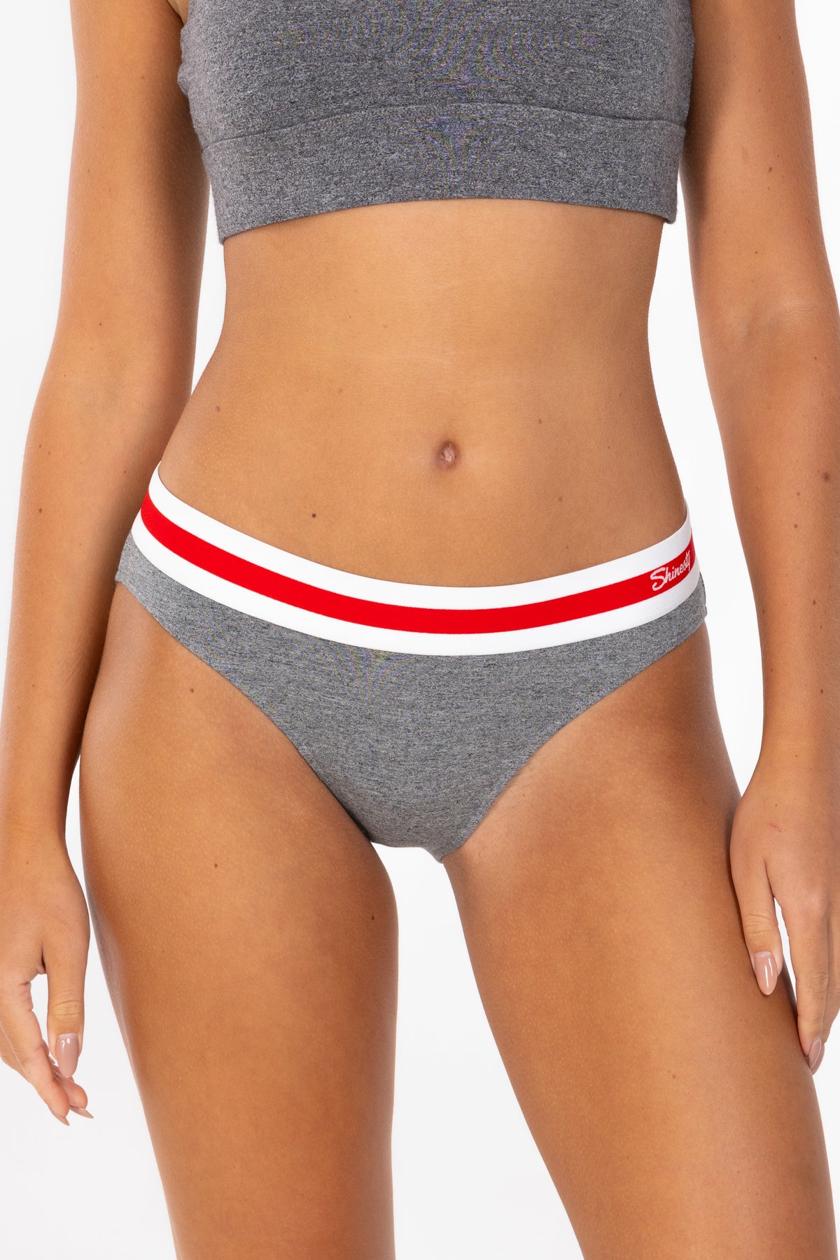 The Koala Camo | Dark Heather Grey Modal Bikini Underwear