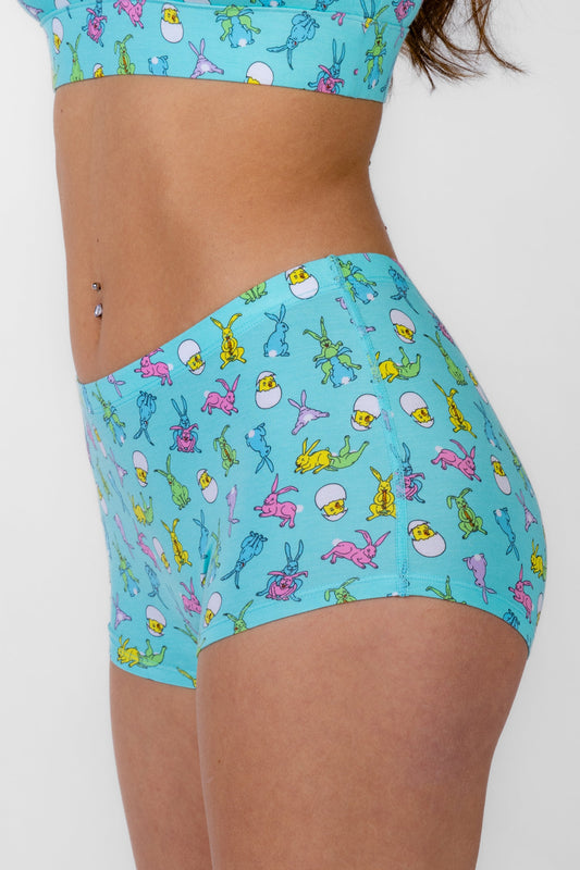 The Like Rabbits | Easter Animals Modal Boyshort Underwear