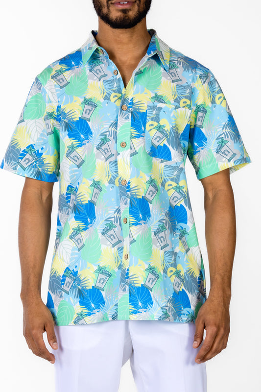 The Minty Fresh | Tropical Derby Hawaiian Shirt