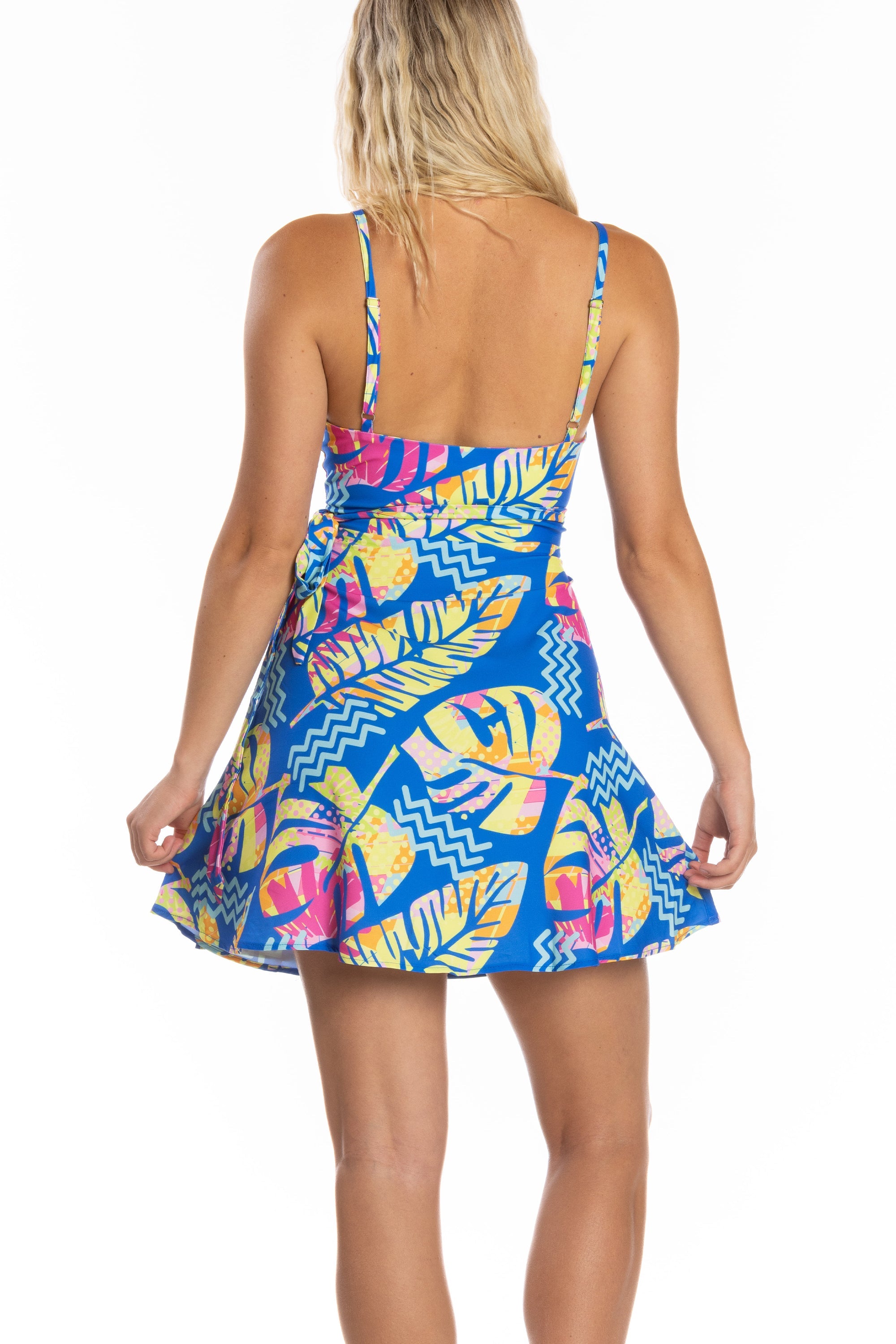 The Oahu Rendezvous | Tropical Leaves Dress