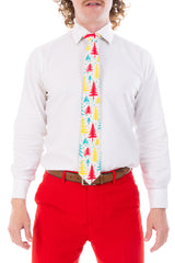 The Pine Tree Playboy | Retro Christmas Trees Tie