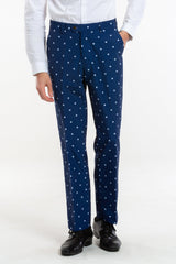 The Sweet Tea | White Stars Suit Pants