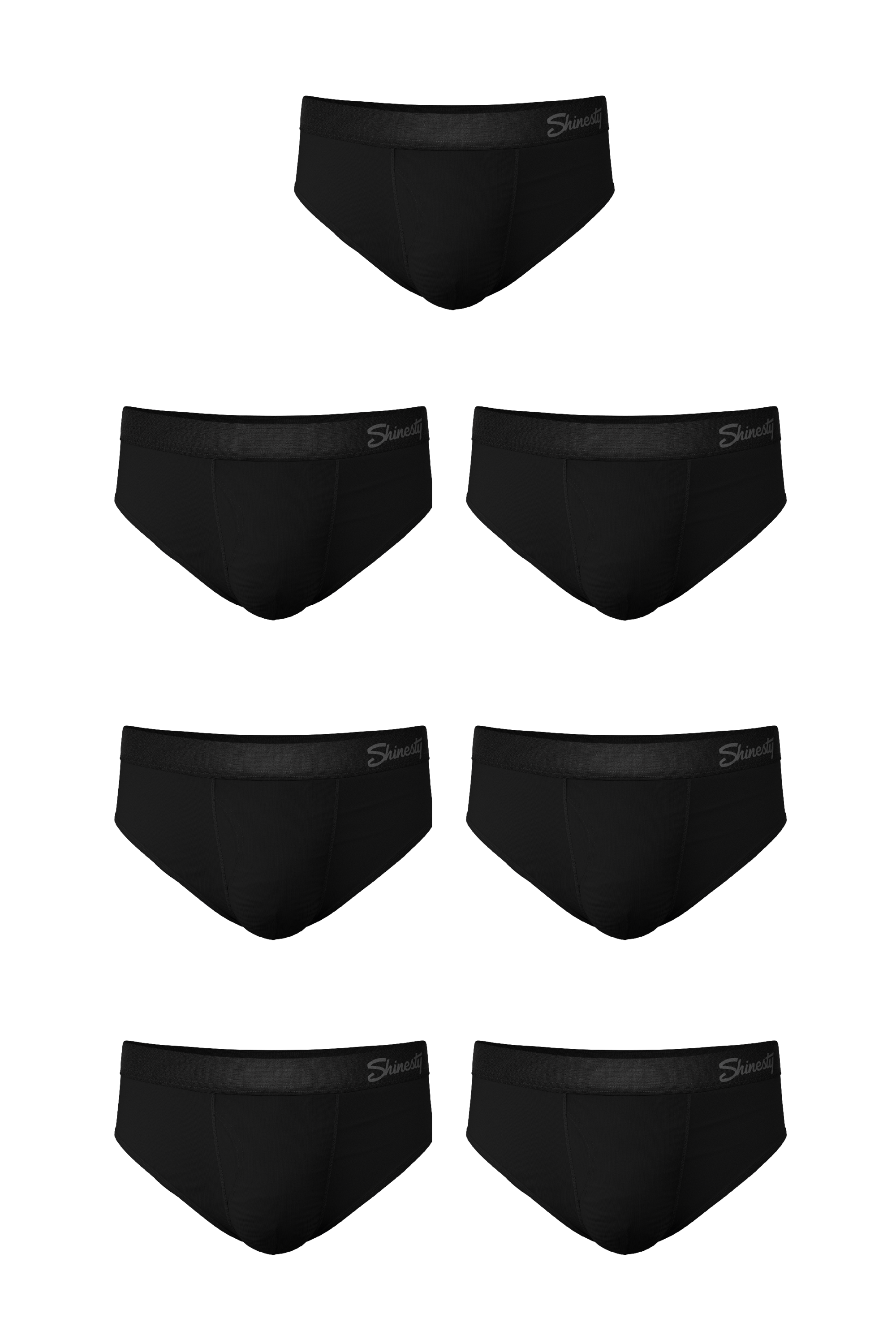 The Threat Level Midnight | Black Ball Hammock® Pouch Underwear Briefs 7 Pack - Shinesty