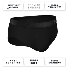 The Threat Level Midnight | Black Ball Hammock® Pouch Underwear Briefs 7 Pack - Shinesty