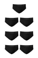 The Threat Level Midnight | Black Ball Hammock® Pouch Underwear Briefs 7 Pack - Shinesty