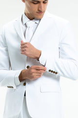 The White Tiger | White Madison Blazer - Shinesty