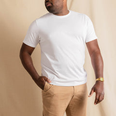 The Everyman™ Tee - White | Mens T Shirt ft. Super Stupid-Soft™ Fabric - Shinesty