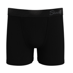 The Threat Level Midnight | Black Boy's Boxer Briefs