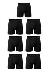 The Threat Level Midnight | Black Ball Hammock® Pouch Underwear With Fly 7 Pack - Shinesty