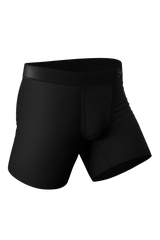 The Jack And Jane | Couples Black Ball Hammock® Boxer With Fly and Cheeky Pack