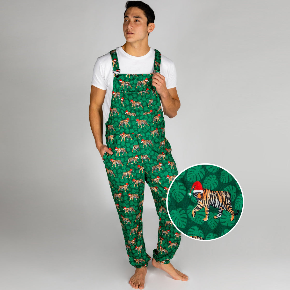 The Tinsel Tigers | Mens Christmas Pajamaralls®