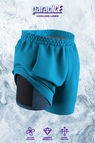 The Pick-up Game | Tonal Blue Ball Hammock® 5 Inch Athletic Shorts