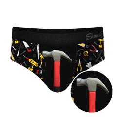 The Tool Belt | Hammer and Tools Ball Hammock® Pouch Underwear Briefs - Shinesty