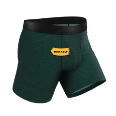 The Tree Falls | Forest Green Ball Hammock® Pouch Underwear With Fly