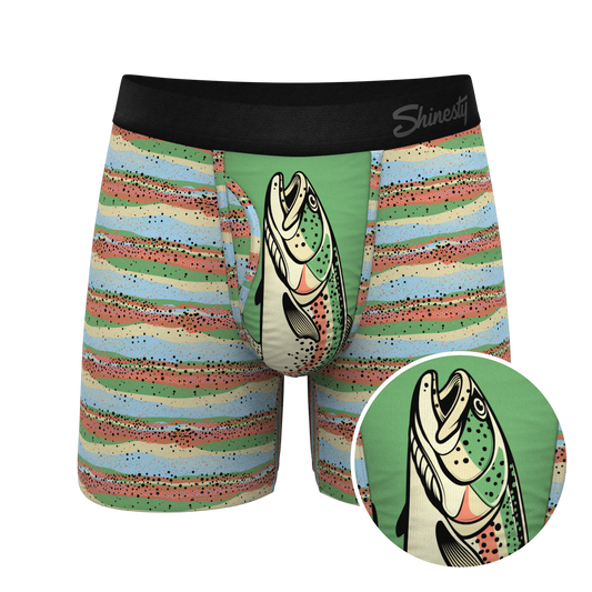 The Trout Of The Blue | Trout Skin Ball Hammock® Pouch Underwear With Fly