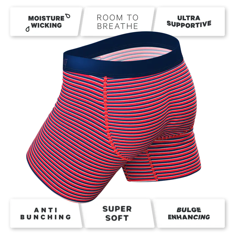 The US of A | USA Stripe Ball Hammock® Pouch Underwear With Fly