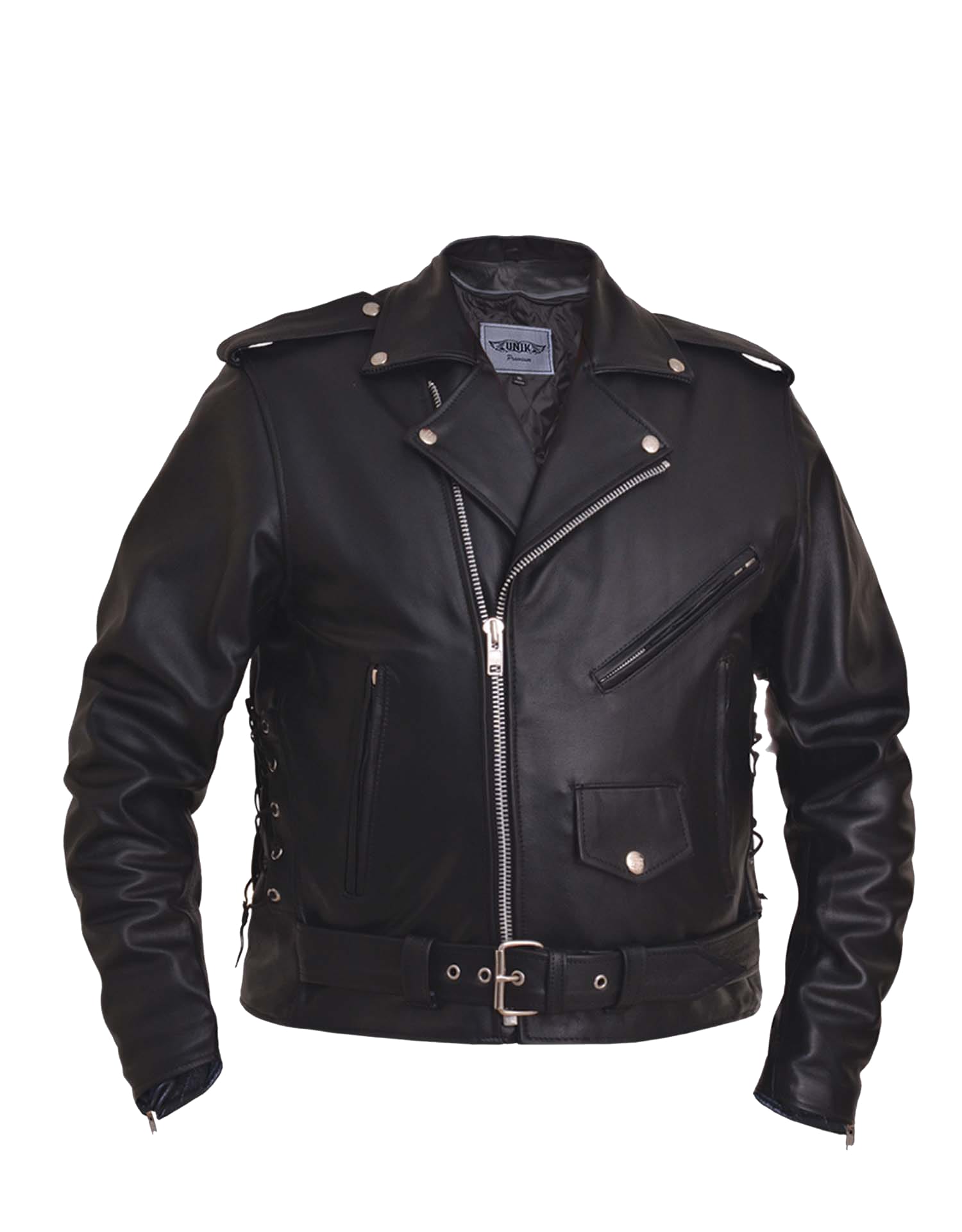 Unik Leather Mens Buffalo Leather Jacket 12