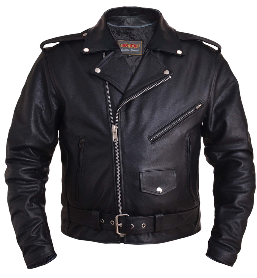 Unik Leather Mens Buffalo Leather Jacket 10.ZO