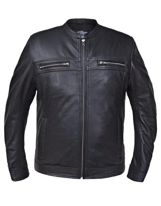 Unik International Mens Lambskin Leather Jacket