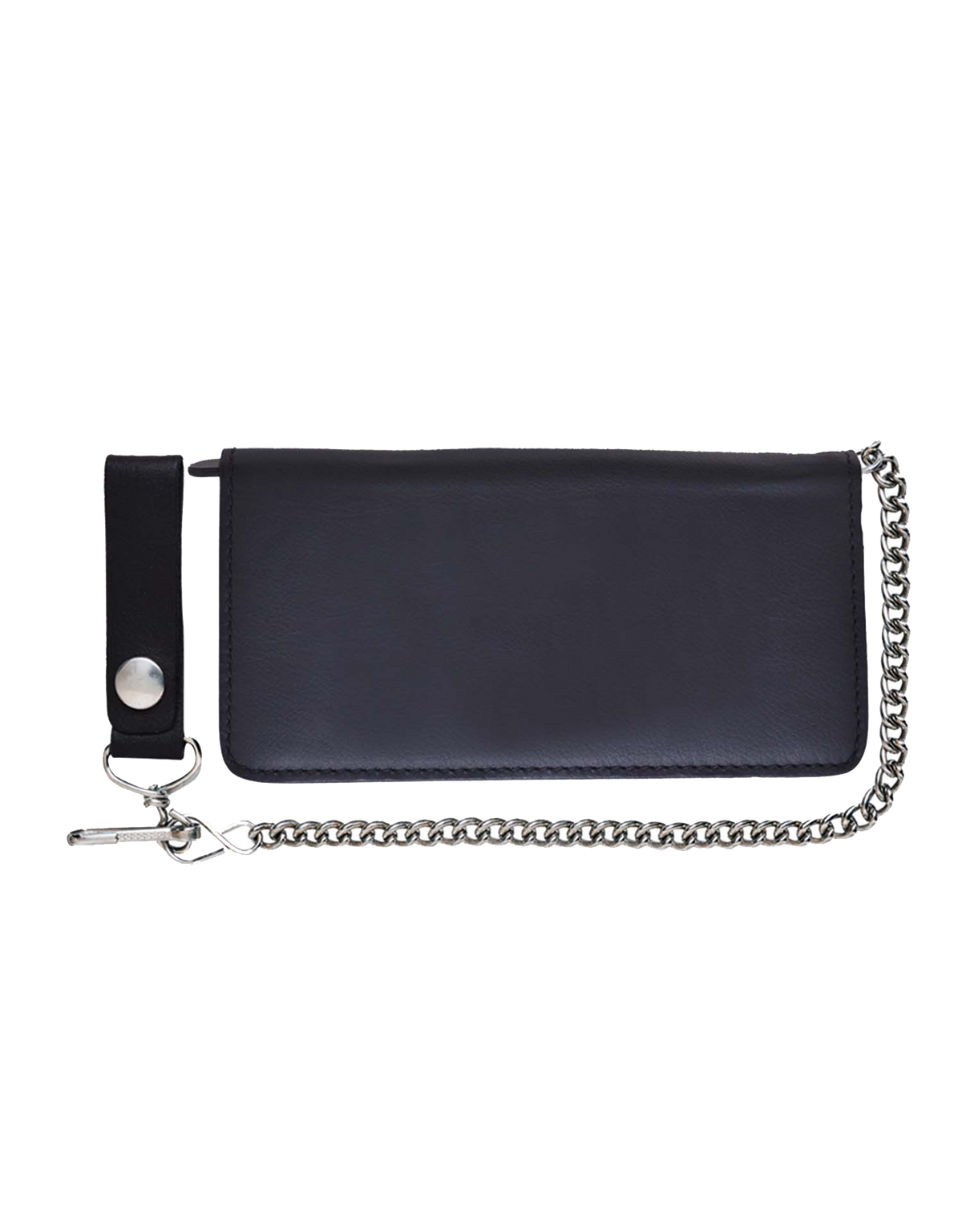 Unik International Cowhide 7" x 3" Biker Chain Wallet