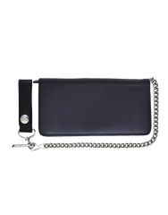 Unik International Cowhide 7" x 3" Biker Chain Wallet