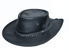 Unik International Mens Cowhide Crushable Hat