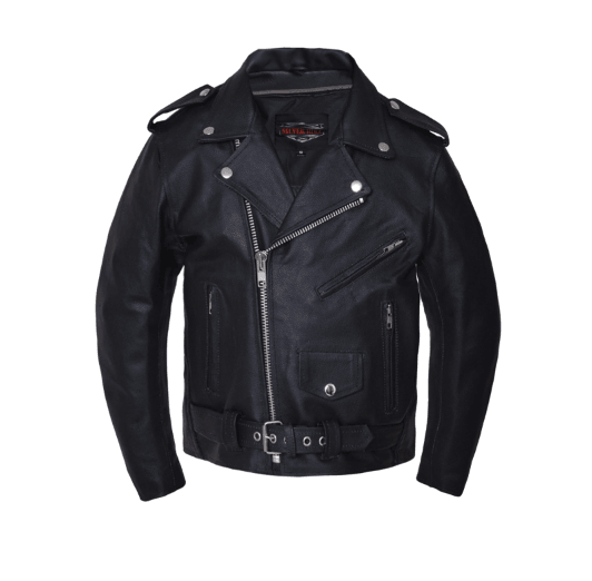 Unik International Boys Cowhide Leather Jacket