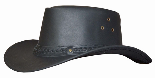 Unik Leather Mens Premium Leather Hat 9239