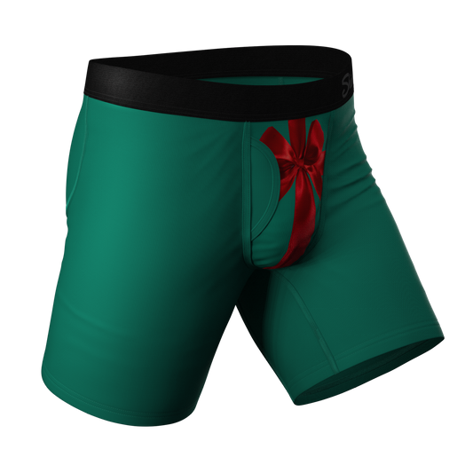 The Unwrap Me | Present Long Leg Ball Hammock® Pouch Underwear With Fly