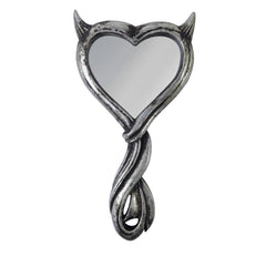 Alchemy Gothic Devil's Heart Hand Mirror