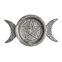 Alchemy Gothic Triple Moon Trinket Dish