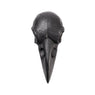 Alchemy Gothic Raven Skull Hand Mirror - Black