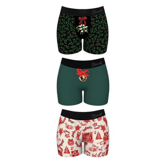 The Flirty Christmas | Women’s Boxers 3 Pack