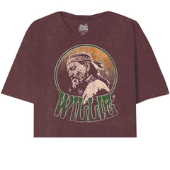 Willie Nelson-Headband Oversized Crop Tee