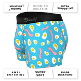 The Wakey Wakey | Eggs and Bacon Ball Hammock® Pouch Trunks Underwear