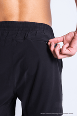 The Warm Up | Black and Neon Ball Hammock® 5 Inch Athletic Shorts - Shinesty